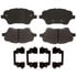 SP1730XPH by RAYBESTOS - Raybestos Specialty - Street Performance Metallic Brake Pad Set