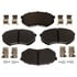 SP433ATRH by RAYBESTOS - Raybestos Specialty - Truck Ceramic Brake Pad Set