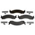 Raybestos SP655ATRH Disc Brake Pad Set Raybestos Specialty - Medium Duty Metallic Brake Pad Set
