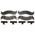 SP655TRH by RAYBESTOS - Raybestos Specialty - Medium Duty Metallic Brake Pad Set