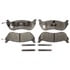 Raybestos SP674APPH Disc Brake Pad Set Raybestos Specialty - Police Metallic Brake Pad Set