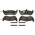 Raybestos SP674PPH Disc Brake Pad Set Raybestos Specialty - Police Metallic Brake Pad Set