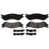SP702ATRH by RAYBESTOS - Raybestos Specialty - Truck Metallic Brake Pad Set