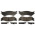 SP702TRH by RAYBESTOS - Raybestos Specialty - Truck Metallic Brake Pad Set