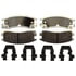 Raybestos SP698PPH Disc Brake Pad Set Raybestos Specialty - Police Metallic Brake Pad Set