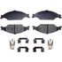 Raybestos SP804XPH Disc Brake Pad Set Raybestos Specialty - Street Performance Metallic Brake Pad Set