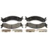 SP821TRH by RAYBESTOS - Raybestos Specialty - Truck Metallic Brake Pad Set