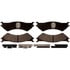 SP802PSH by RAYBESTOS - Raybestos Specialty - Police Metallic Brake Pad Set
