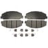 SP827TRH by RAYBESTOS - DISC BRAKE PAD