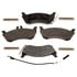 SP875EUH by RAYBESTOS - Raybestos Specialty - European Metallic Brake Pad Set