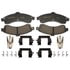 SP882TRH by RAYBESTOS - Raybestos Specialty - Truck Ceramic Brake Pad Set
