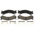 SP909TRH by RAYBESTOS - Raybestos Specialty - Truck Ceramic Brake Pad Set