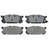 SP891XP by RAYBESTOS - Raybestos Specialty - Street Performance Metallic Brake Pad Set