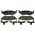 SP967PSH by RAYBESTOS - Raybestos Specialty - Police Metallic Brake Pad Set