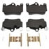 MGD978MH by RAYBESTOS - Raybestos R-Line Metallic Brake Pad Set