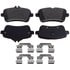 PGD1630M by RAYBESTOS - Raybestos Element3 Metallic Brake Pad Set