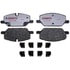 PGD2314BM by RAYBESTOS - Raybestos Element3 Metallic Brake Pad Set