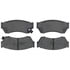 PGD451 by RAYBESTOS - DISC BRAKE PAD SET