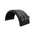 10001915 by MINIMIZER - One Piece Single Axle Fender Black (Light Box)