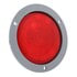 547823 by GROTE - Brake / Turn Signal Light - 4 in. Round. LED, Red, with Gray Theft-Resistant Flange