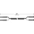 Grote 66133 Chassis Wiring Harness Two Standard Males To Two Standard Females, Marker Light jumper, 4' 4" (52")