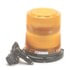 Grote 77843 Strobe Light Strobe Light - Round, LED, Amber, 18 Gauge, Magnetic Mount, High Profile, Tall Lens