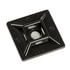 Grote 836033 Cable Tie Mount Cable Tie Mounting Bases, Single Screw With Adhesive