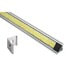 61R60 by GROTE - Light Channel Strip Light - 34.02 in., LED, White, Clear Lens, 12V, Angle Extrusion, Clip Mount