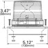 78093 by GROTE - Material Handling LED Beacons, Class III, Permanent Mount, Short Lens