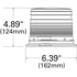 78851 by GROTE - Medium Profile Class II & Class III LED Beacons, Permanent Mount, Class II, White