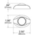 79033 by GROTE - LED Directional Warning Lights, Surface Mount, 6-Diode, Amber, S-Link Technology