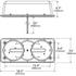 79043 by GROTE - Dual Strobe Mini LED Light Bars, Class II, Permanent Mount, Amber