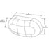90062 by GROTE - REPLACEMENT LENS, RED, FOR 45192