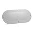 943904 by GROTE - Snap-In Cover Plates, 6" Oval, Gray