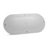 943904 by GROTE - Snap-In Cover Plates, 6" Oval, Gray