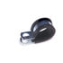 Grote 848003 Electrical Clamp Rubber Insulated Steel Clamps, Black 5/8"
