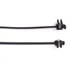 Grote 856063 Cable Tie and Clip Edge Clip, Black, Top Mount, 7.9", 50 Lb, Pk 25