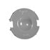 Grote 93860 Turn Signal Light Bracket Snap-In Mounting Flange For 2½" Round Lights, Cap