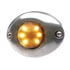 Grote 97942 Strobe Light Kit Bezels for Warning & Hazard Lights, Vertex Chrome Flange