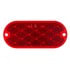 410323 by GROTE - RFLCTR, RED, OVAL STICKON/SCREW MNTBLE, BLK