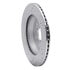 631-13046R by DYNAMIC FRICTION COMPANY - Brake Rotor - Drilled and Slotted - Silver