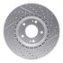 830-03054L by DYNAMIC FRICTION COMPANY - Geoperformance Rotor - Drilled and Slotted