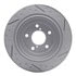 830-13008L by DYNAMIC FRICTION COMPANY - Geoperformance Rotor - Drilled and Slotted