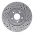 830-13009L by DYNAMIC FRICTION COMPANY - Geoperformance Rotor - Drilled and Slotted