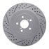 830-13015R by DYNAMIC FRICTION COMPANY - Geoperformance Rotor - Drilled and Slotted