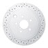 830-13023R by DYNAMIC FRICTION COMPANY - Geoperformance Rotor - Drilled and Slotted