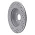 830-13028R by DYNAMIC FRICTION COMPANY - Geoperformance Rotor - Drilled and Slotted