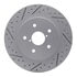 830-13028R by DYNAMIC FRICTION COMPANY - Geoperformance Rotor - Drilled and Slotted