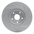 830-13035L by DYNAMIC FRICTION COMPANY - Geoperformance Rotor - Drilled and Slotted