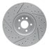 830-20033R by DYNAMIC FRICTION COMPANY - Geoperformance Rotor - Drilled and Slotted